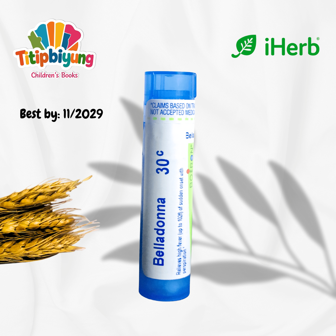 Boiron, Belladonna, 30C, Fever Relief, Approx 80 Pellets
