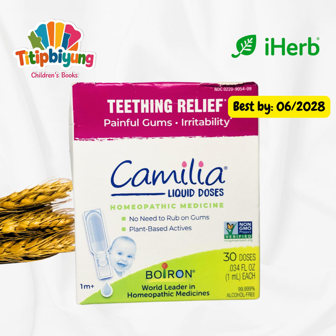 Boiron, Camilia®, Teething Relief, 1 Month+, 30 Doses, 0.034 fl oz (1 ml) Each