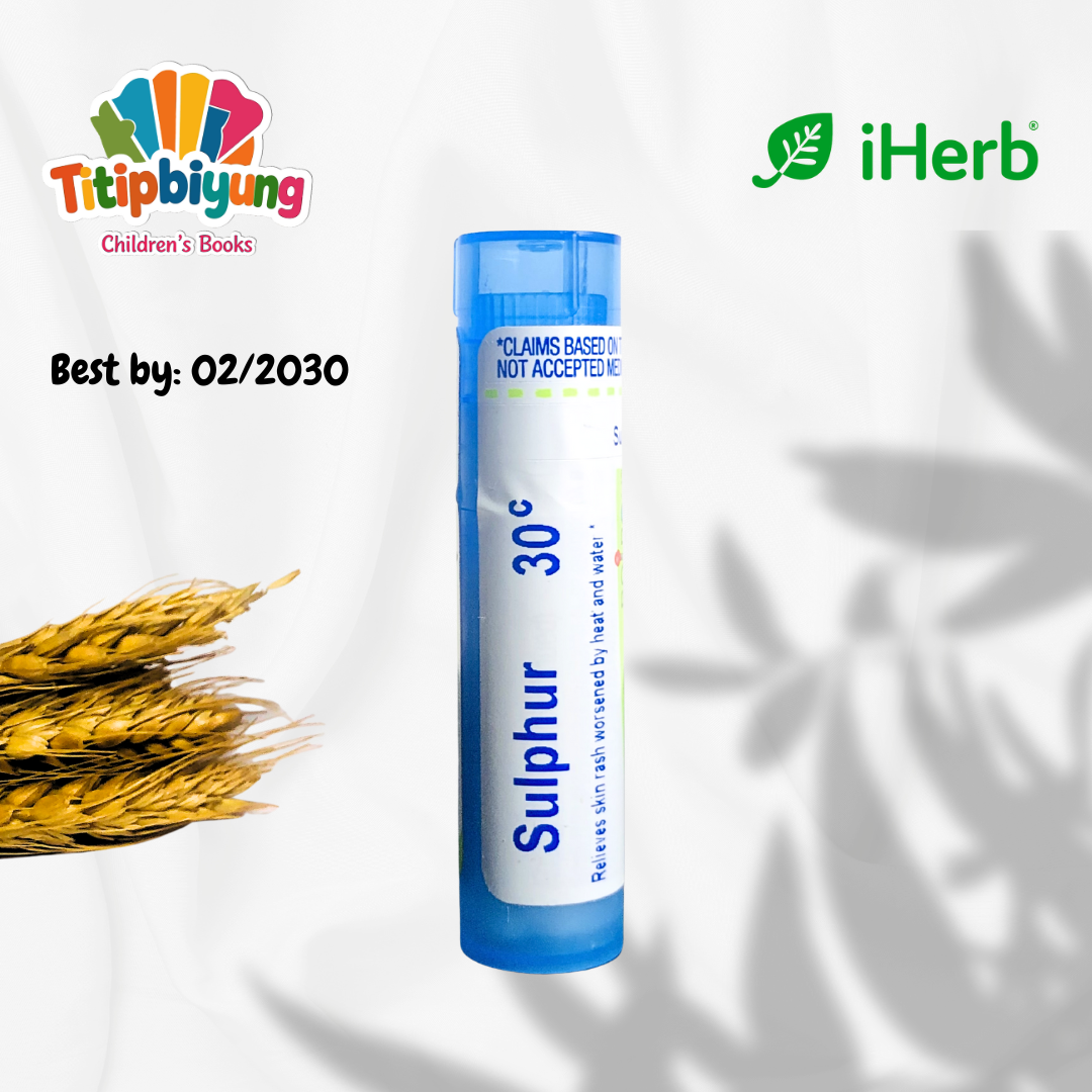 Boiron, Sulphur, 30C, Skin Rash Relief, Approx 80 Pellets